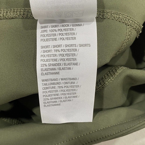 Zuda Skort Women's 3X‎ Green Performance Army Green Pockets Lightweight Tennis - Picture 7 of 10